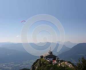 Kehlsteinhaus in the bavarian Alps, Germany