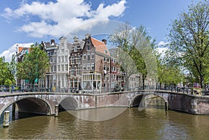 Keizersgracht canal in Amsterdam, Netherlands.