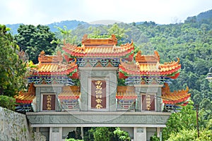 Kek Lok Si Buddhist temple in Georgetown on Penang island, Malaysia