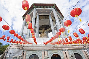 The Kek Lok Si Temple. The Buddhist temple in Penang. Malaysia