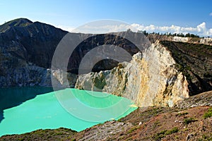 Kelimutu at sunrise photo