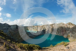 Kelimutu Volcano, Flores Island, Indonesia photo