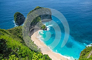 Kelingking Beach in Nusa Penida Island, Bali, Indonesia