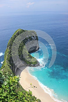 Kelingking beach, Nusapenida, bali photo