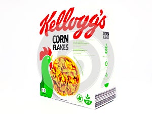 Kellogg`s Corn Flakes box