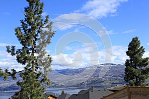 Kelowna lifestyle - roof top views for Realestate brochures