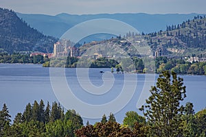 Kelowna Skyline and Okanagan Lake Kelowna British Columbia Canada