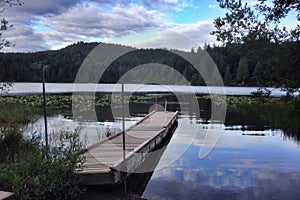 Kemp Lake at Dusk photo