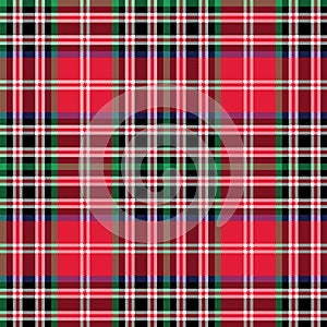 Kemp tartan fabric texture check pattern seamless photo