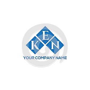 KEN letter logo design on BLACK background. KEN creative initials letter logo concept. KEN letter design.KEN letter logo design on