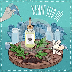 Kenaf seed oil used as grease lubricant