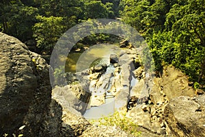 Kendai fall a picnic spot at korba , chhattisgarh, india