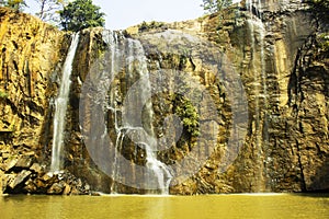 Kendai fall a picnic spot at korba , chhattisgarh, india