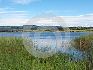 Kenfig Nature Reserve lake view