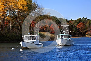 Kennebunkport Harbor Boats