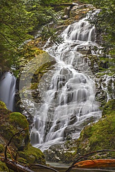 Kennedy Falls North Shore Mountains Vancouver