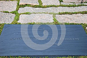 Kennedy Grave on National Cemetery of the USA, Arlington, Virginia