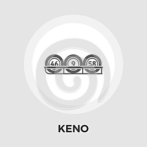 Keno vector flat icon