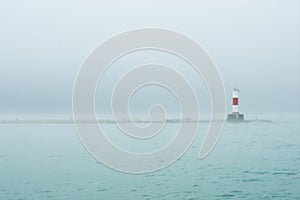 Kenosha Breakwater Light - Lake Michigan