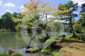 Kenroku-en - Japanese garden in Kanazawa, Japan