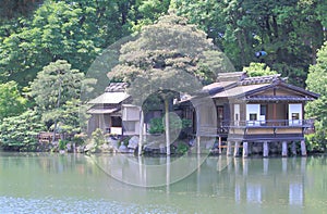 Kenrokuen famous Japanese Garden Kanazawa Japan