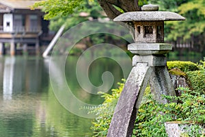 Kenrokuen Garden in Kanazawa, Japan