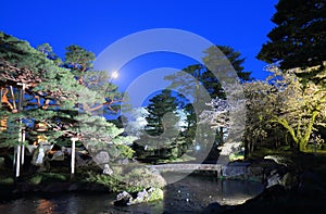 Kenrokuen garden Kanazawa Japan