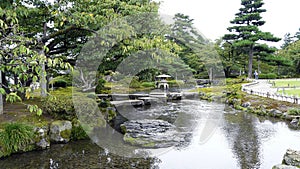 Kenrokuen Gardens, Kanazawa, Ishikawa, Honshu Island, Japan