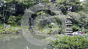 Kenrokuen Gardens, Kanazawa, Ishikawa, Honshu Island, Japan