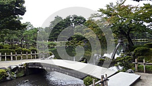 Kenrokuen Gardens, Kanazawa, Ishikawa, Honshu Island, Japan