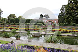 Kensington Palace, London, England. Sunken Garden