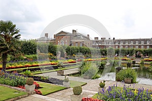 Kensington Palace, London, England. Sunken Garden