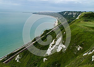 Kent coastline between Dover and Folkestone