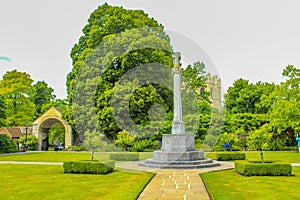 Kent War Memorial Garden Canterbury Cathedral UK