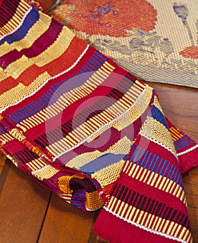 Kente Cloth from Ghana, Africa--Two