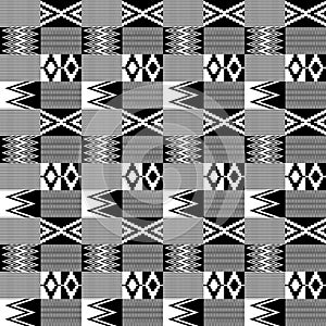 Kente Cloth Seamless Pattern