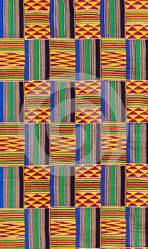 Kente cloth texture