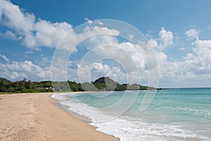 Kenting Beach at Kenting National Park. a famous tourist spot in Hengchun Township, Pingtung County, Taiwan