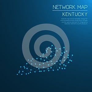 Kentucky network map.