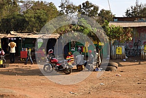 Road scene, Kenya