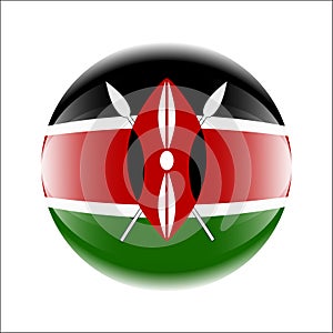 Kenya flag icon in the