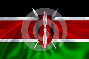 Kenya flag illustration