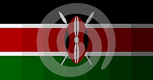 Kenya flag image background