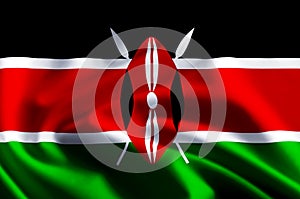 Kenya flag illustration