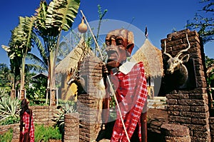 Kenya Masai wood carving