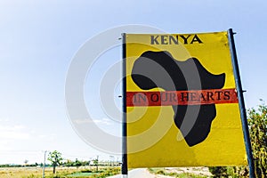 Kenya in our hearts sign