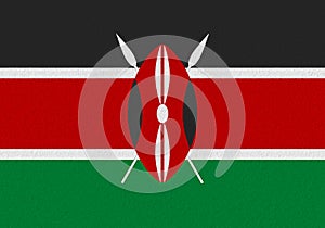 Kenya paper flag