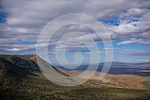 Kenyan Landscape Nature Mountains Great Rift Valley Escarpments Maai Mahiu In Kenya East Africa photo