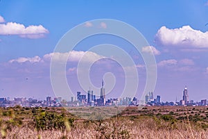 Kenyan Landscapes Nairobi Cityscape Skyline Skyscrapers Capital City In Kenya East Africa Tower Buildings Landmarks