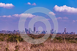 Kenyan Landscapes Nairobi Cityscape Skyline Skyscrapers Capital City In Kenya East Africa Tower Buildings Landmarks